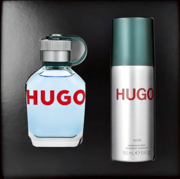 HUGO BOSS Hugo Man ,zestaw dla mężczyzn, woda toaletowa 75 ml + dezodorant w sprayu 150 ml,kompozycja-2