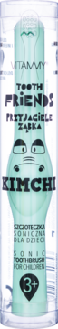 Vitammy Tooth Friends Kimchi soniczna szczoteczka dla dzieci 3+ w przezroczystym opakowaniu.