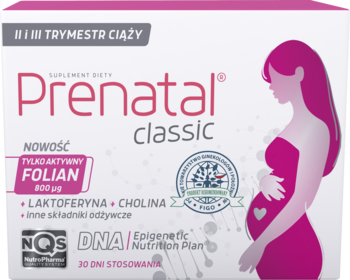 PRENATAL Classic ,kapsułki dla kobiet w ciąży i karmiących, suplement diety,kompozycja-2