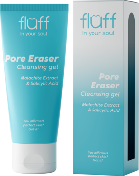 FLUFF In Your Soul Pore Eraser,żel do mycia twarzy, z ekstraktem z malachitu i kwasem salicylowym,kompozycja-2