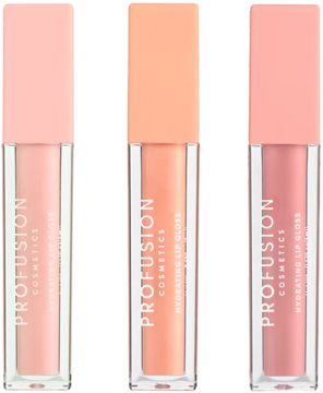 PROFUSION COSMETICS Lip Trio ,błyszczyki do ust, Nudes,kompozycja-2