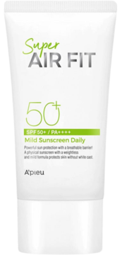 A'PIEU Super Air Fit ,krem do twarzy, delikatny, SPF50, PA++++,kompozycja-2