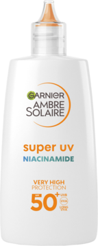 GARNIER AMBRE SOLAIRE Super UV ,fluid ochronny SPF50+, z niacynamidem,kompozycja-2