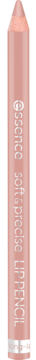 Jasnoróżowa konturówka Essence Soft&Precise Lip Pencil z zaostrzoną końcówką, widok pionowy.