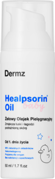 DERMZ Healpsorin Baby,olejek do ciała, żelowy, pielęgnacyjny, od 1. dnia życia,kompozycja-2
