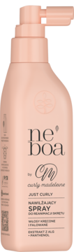NEBOA by Curly Madeleine Just Curly,spray do reanimacji skrętu włosów, naturalny,kompozycja-2