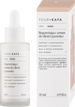 YOUR KAYA ,serum do dłoni i paznokci, regenerujące,kompozycja-2