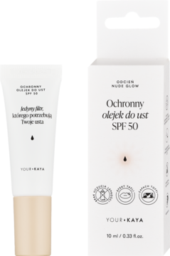 YOUR KAYA ,ochronny olejek do ust, SPF50, Nude Glow,kompozycja-2