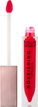 MUA MAKEUP ACADEMY Nourishing ,błyszczyk do ust, Razzleberry,kompozycja-2
