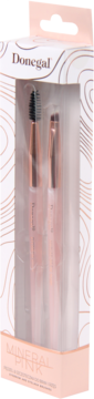 DONEGAL Mineral Pink ,pędzel i szczoteczka do brwi,kompozycja-2