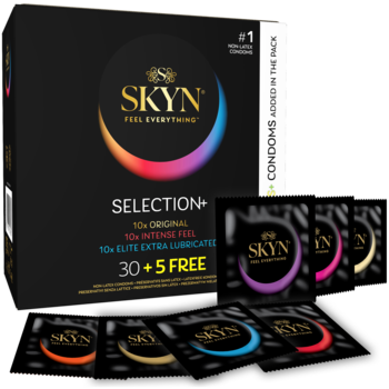 SKYN ,prezerwatywy Selection+,kompozycja-2