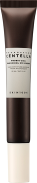 Skin 1004 Centella Probio-Cica Bakuchiol krem pod oczy, brązowa tubka, beżowa etykieta, widok z przodu.