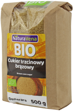 NATURAVENA ,cukier trzcinowy brązowy,kompozycja-2