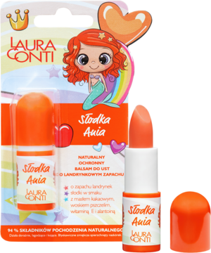 LAURA CONTI ,balsam do ust, dla dzieci, Słodka Ania,kompozycja-2