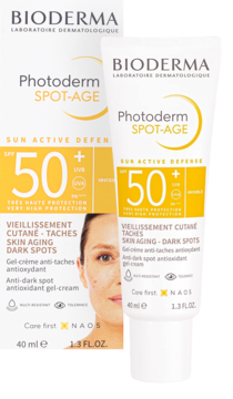 BIODERMA Photoderm Spot-Age,krem do twarzy, SPF50+, na przebarwienia i zmarszczki,kompozycja-2