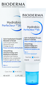 BIODERMA Hydrabio Perfecteur SPF 30,krem do twarzy, nawilżający,kompozycja-2