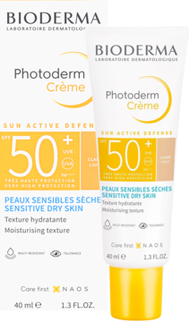 BIODERMA Photoderm ,krem do twarzy SPF50+, skóra sucha i wrażliwa, Light.,kompozycja-2