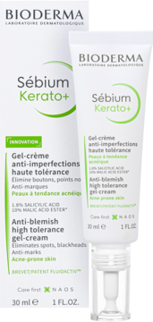 BIODERMA Sébium Kerato+,żel-krem do twarzy przeciwtrądzikowy,kompozycja-2