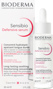 BIODERMA Sensibio Defensive,serum do twarzy, kojąco - nawilżające,kompozycja-2