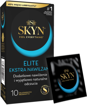 SKYN Elite ,prezerwatywy, ekstra nawilżane,kompozycja-2