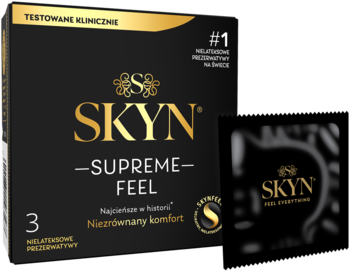 SKYN Supreme Feel ,prezerwatywy nielateksowe,kompozycja-2