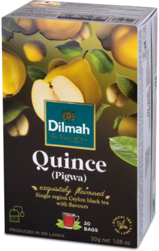 DILMAH Quince ,herbata czarna, cejlońska, z aromatem pigwy,kompozycja-2