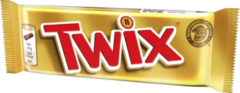 TWIX ,baton czekoladowy z karmelem,kompozycja-2