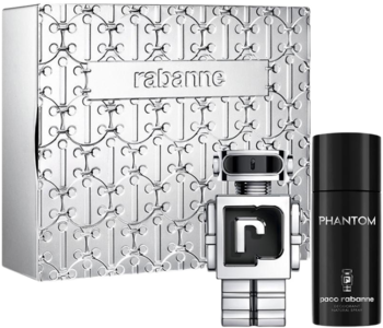 PACO RABANNE Phantom ,zestaw dla mężczyzn, woda toaletowa 100 ml + dezodorant w sprayu 150 ml,kompozycja-2