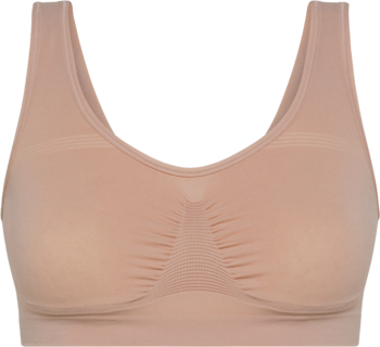 POMPEA Seamless ,biustonosz damski, szerokie ramiączka, Skin, rozm. S/M,kompozycja-2