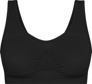 POMPEA Seamless ,biustonosz damski, szerokie ramiączka, Nero, rozm. S/M,kompozycja-2