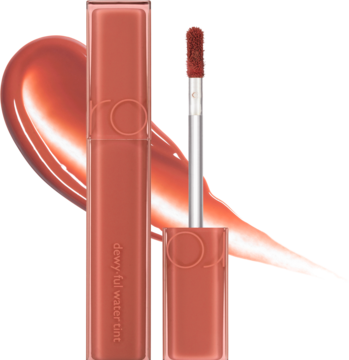 ROM&ND Dewy·Ful Water Tint ,tint do ust, nr 02 Salty Peach,kompozycja-2