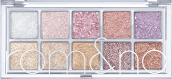 Paleta 10 brokatowych cieni do powiek Better Than Palette Light & Glitter Garden w jasnych, pastelowych barwach.