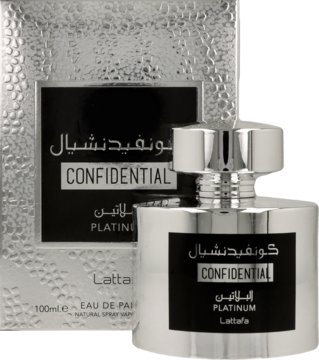 LATTAFA Confidential Platinum Cologne,woda perfumowana unisex,kompozycja-2