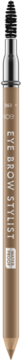 Jasnobrązowa kredka do brwi Catrice Eye Brow Stylist, dwustronna ze szczoteczką, widok pionowy.