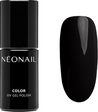 NEONAIL ,lakier hybrydowy, Pure Black,kompozycja-2