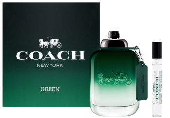 COACH Green ,zestaw dla mężczyzn, woda toaletowa 60 ml + 7,5 ml,kompozycja-2