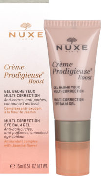 NUXE Creme Prodigieuse Boost ,balsam pod oczy, żelowy, redukujący opuchnięcia i rozjaśniający cienie,kompozycja-2