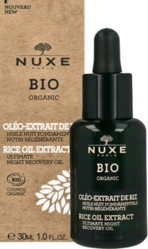 NUXE Bio Organic ,olejek do twarzy, regenerujący i odżywczy, na noc,kompozycja-2