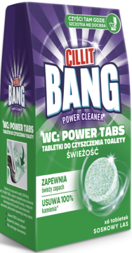 CILLIT BANG Power Cleaner ,tabletki do czyszczenia toalety, Sosnowy Las,kompozycja-2