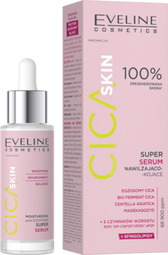 EVELINE COSMETICS CICAskin ,serum do twarzy, nawilżająco-kojące,kompozycja-2