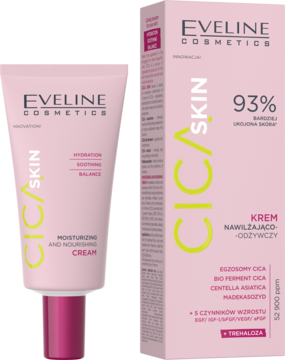 EVELINE COSMETICS CICAskin ,krem do twarzy, nawilżająco-odżywczy,kompozycja-2