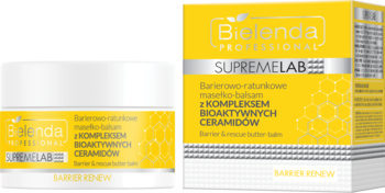 BIELENDA PROFESSIONAL SupremeLab Barrier Renew,masełko-balsam do twarzy i ciała, barierowo-ratunkowe, z kompleksem z bioaktywnych ceramidów,kompozycja-2