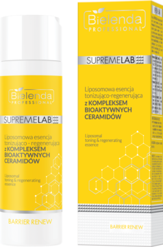 BIELENDA PROFESSIONAL SupremeLab Barrier Renew,esencja do twarzy, tonizująco-regenerująca, liposomowa, z kompleksem z bioaktywnych ceramidów,kompozycja-2