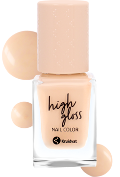 HIGH GLOSS ,lakier do paznokci, nr 023 Peach Pop,kompozycja-2