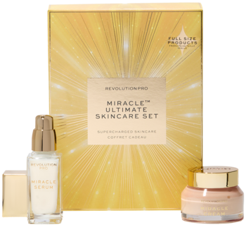 REVOLUTION PRO Miracle Ultimate Skincare,zestaw kosmetyków do twarzy, krem na dzień + serum,kompozycja-2