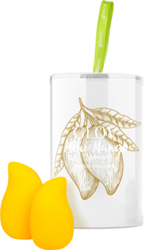 GLOV Mango ,zestaw mini gąbeczek do makijażu,kompozycja-2
