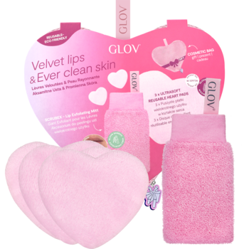 GLOV Velvet Lips & Ever Clean Skin ,zestaw do pielęgnacji ust i twarzy,kompozycja-2