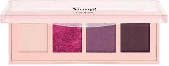 Paleta cieni Pupa Vamp! 004 Vibrant Plum: 4 odcienie (beż, fuksja, śliwka, brąz), mat, satyna, metalik.