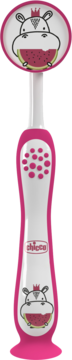 CHICCO ,szczoteczka do zębów dla dzieci 3-6l, Hipcio,kompozycja-2