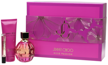 JIMMY CHOO Rose Passion ,zestaw dla kobiet, woda perfumowana 100 ml + 7,5 ml balsam do ciała 100 ml,kompozycja-2